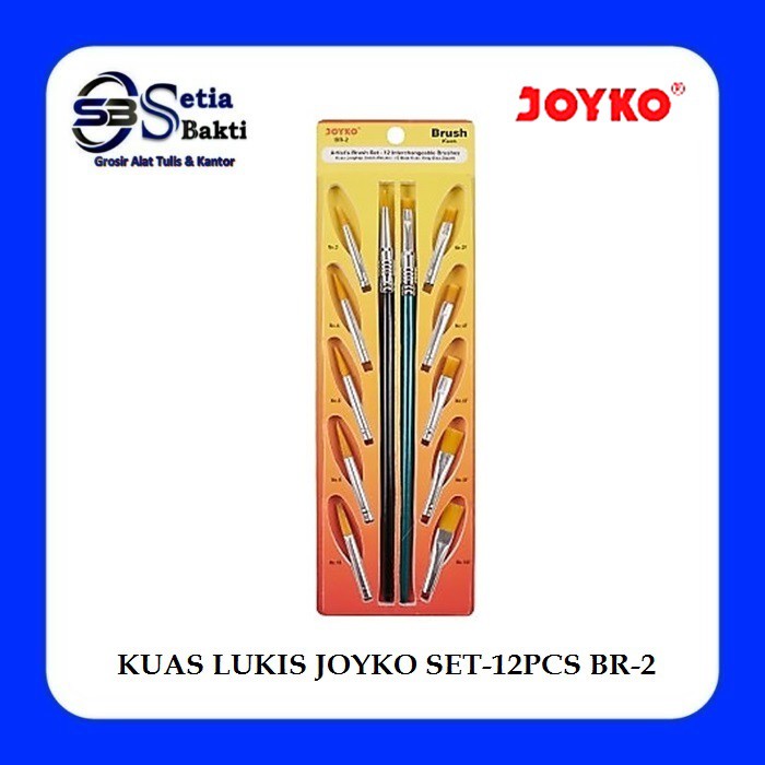 

JOYKO Painting Brush Set - Kuas Lukis BR - 2