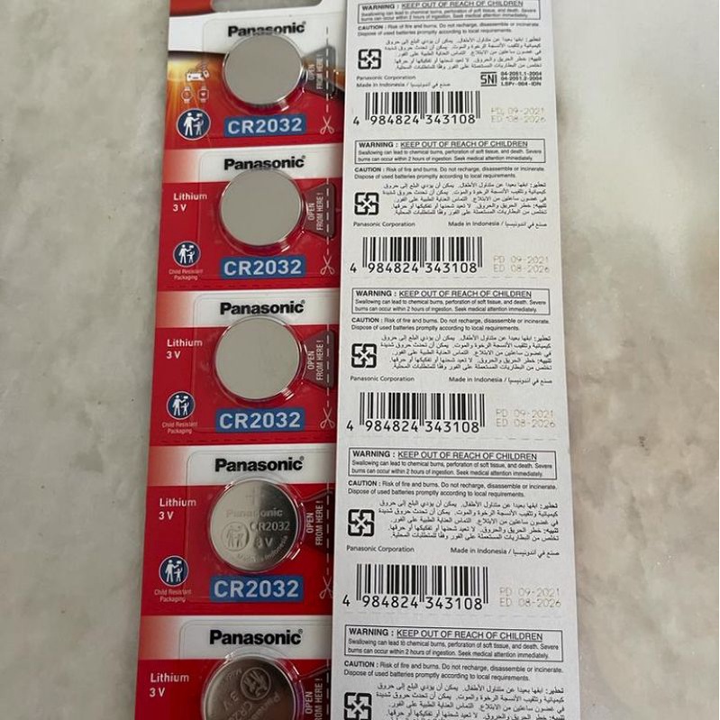 BATERAI PANASONIC CR2032
