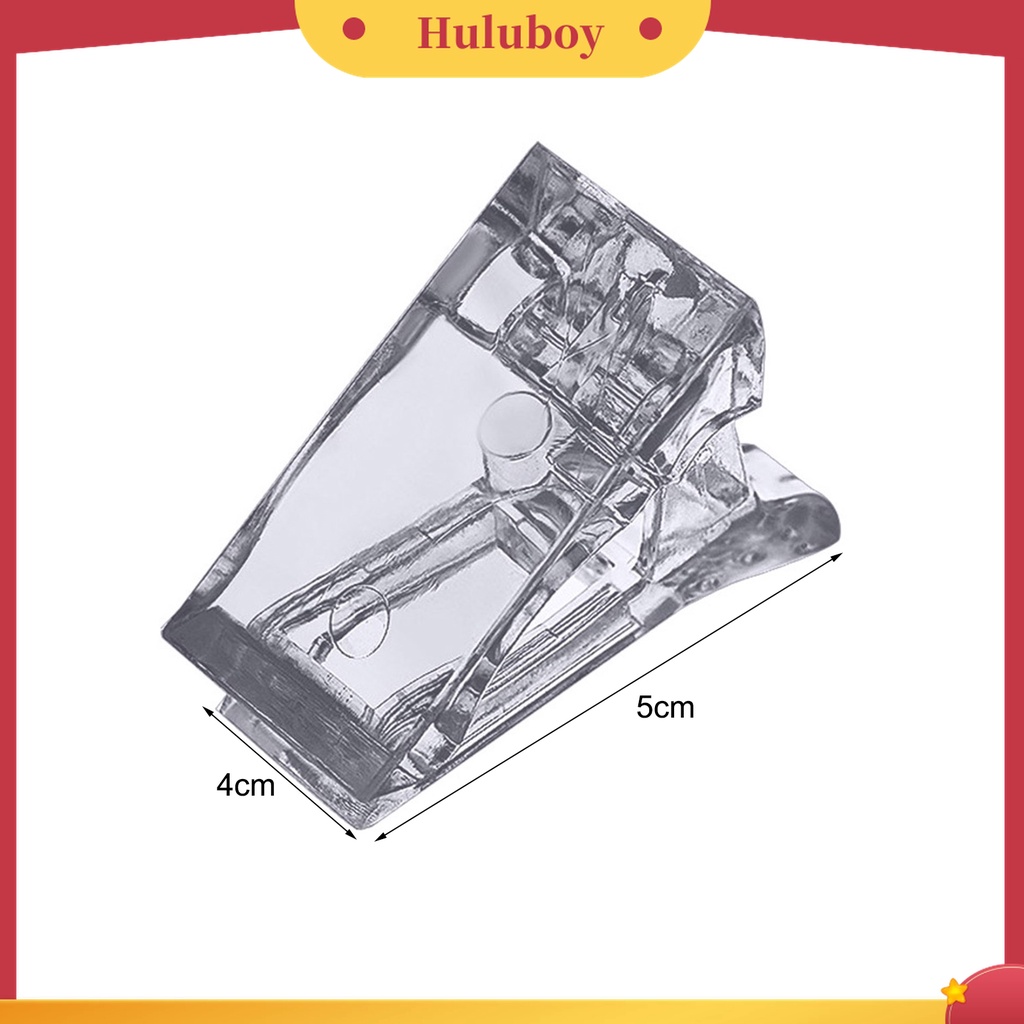 Huluboy Huluboy♡ Klip Pembentuk Kuku Palsu Akrilik Tahan Lama Mudah Dibersihkan