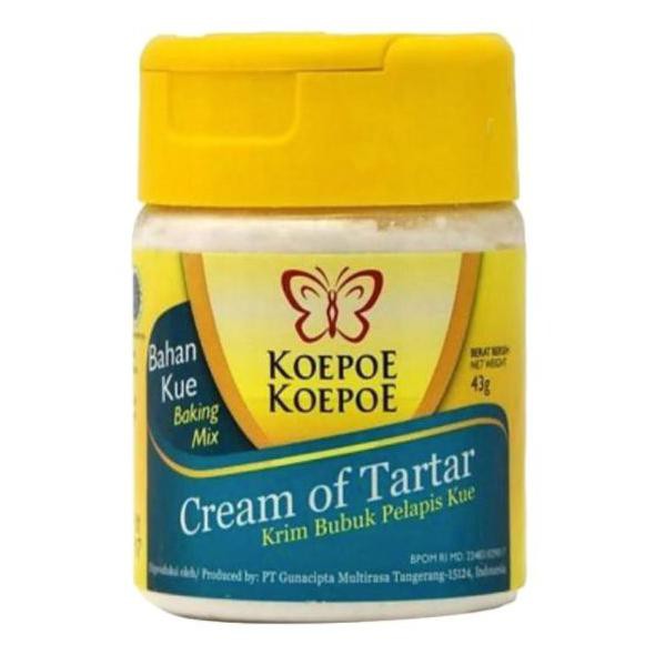 

Murah Koepoe Koepoe Cream Of Tartar Krim Bubuk Pelapis Kue 43 G