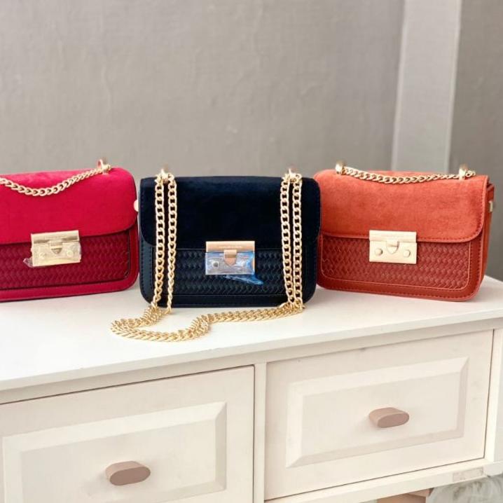 Paling Diminati.. CK WOVEN CHAIN TIKAR KNITE BAG||TAS WANITA CHARLES&KEITH||TAS CANTIK||TAS CNK MURA