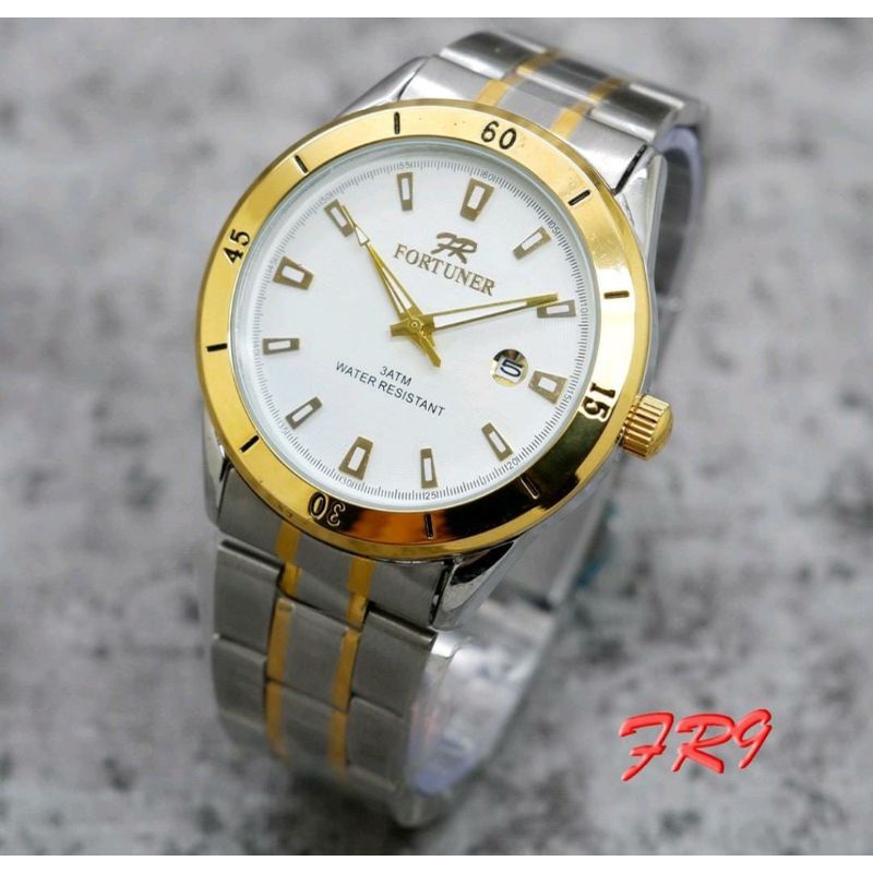 Jam_Fortuner_Pria_Jam Tangan_Fortuner_Stainliss Steel Jam Tangan Tanggal