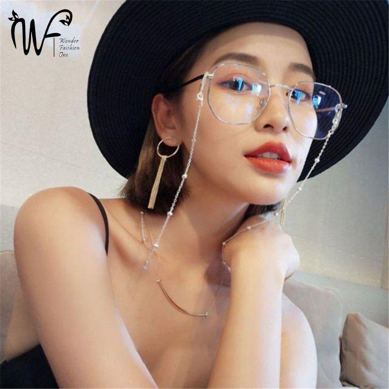 Senada Victory Strap Mask Chain Mutiara 2 in 1 Strap Kacamata 2 Fungsi Mutiara Rantai SKM023