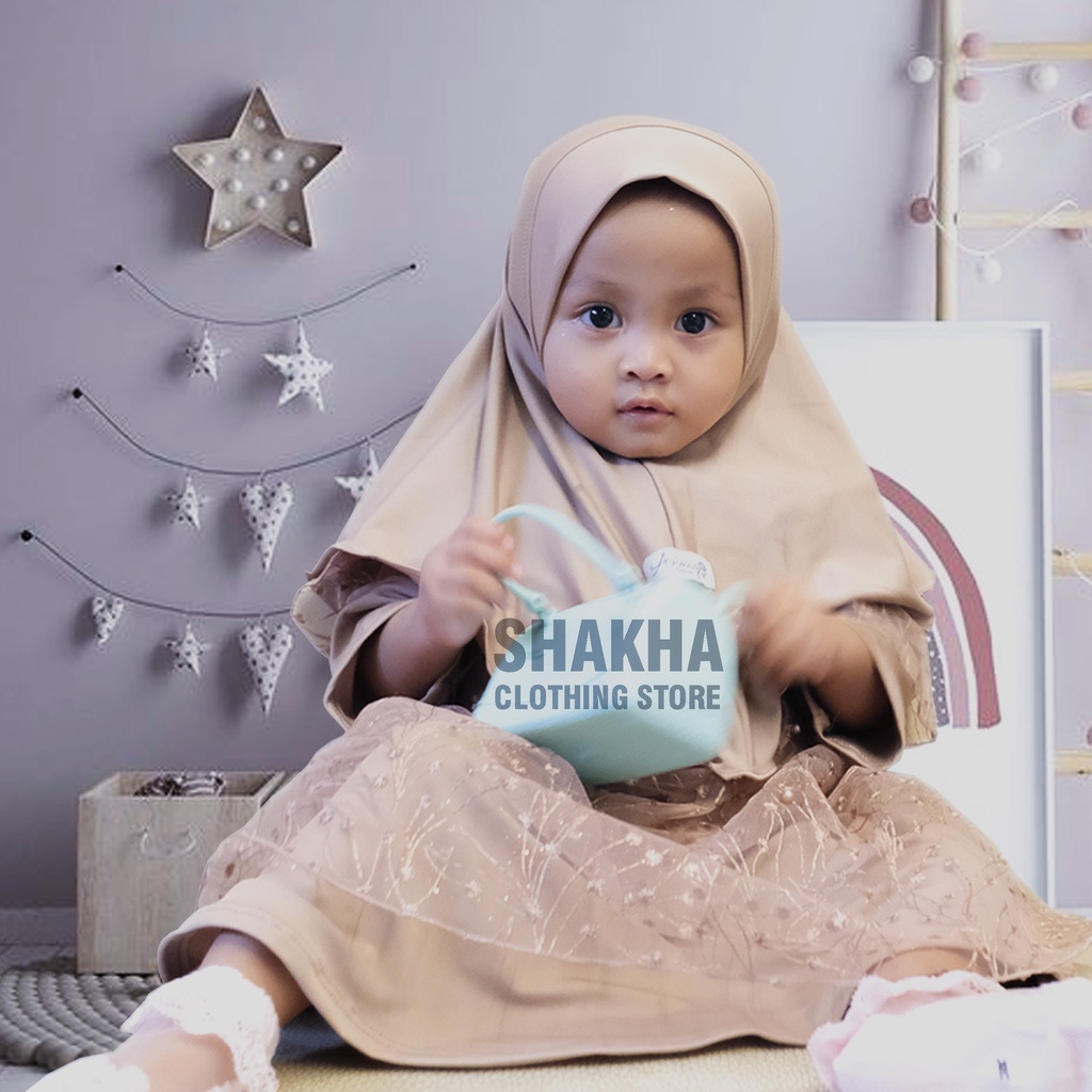 Baju Muslim Anak perempuan, baju muslim brokat bayi newborn, gamis tille bayi, Baju muslim Usia 0 -2