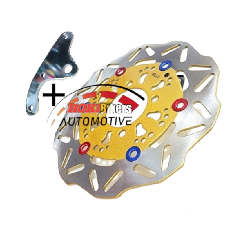 Disc piringan Cakram Depan kecil variasi Breket Disc 220 mm tromol jari jari Satria Fu 150piringan c