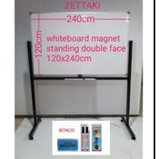 

Papan Tulis WhiteboardStandingMagnet Double Face ZETTAKI 120x240cm