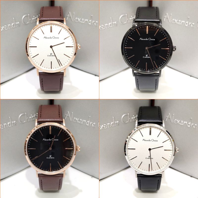 Jam Alexander Christie wanita Original AC 8490 Classic Steel Garansi Resmi Alexandre Christie Tali K