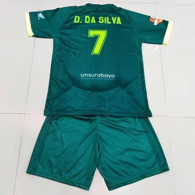 Jersey Persebaya anak futsal setelan persebaya surabaya home liga 1 David da silva makan konate