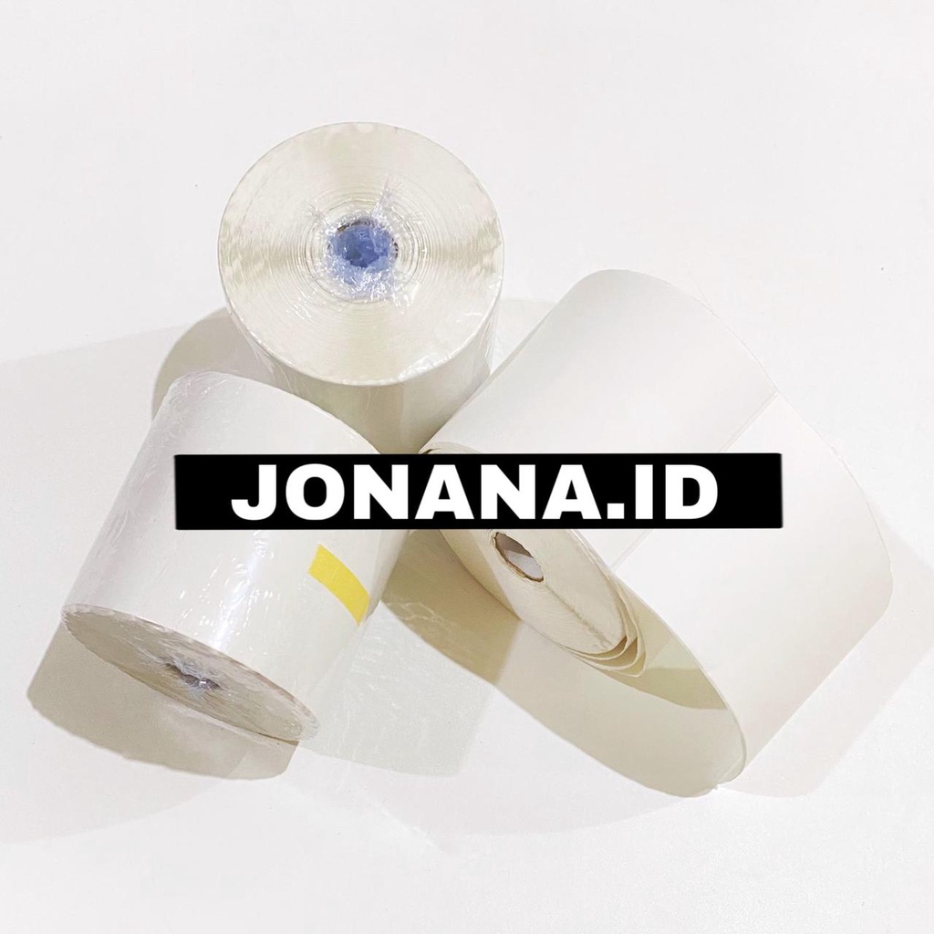 

KERTAS THERMAL STIKER 1 ROLL 500PCS SIZE A6 LABEL PRINT RESI PENGIRIMAN BARCODE