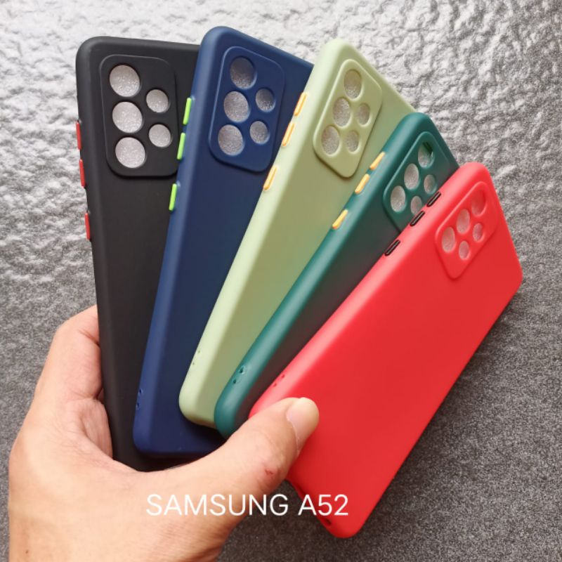 Case Samsung A52 4G . Samsung A52 5G . Samsung A52S ( 5 model ) soft softcase softshell silikon cover casing kesing housing