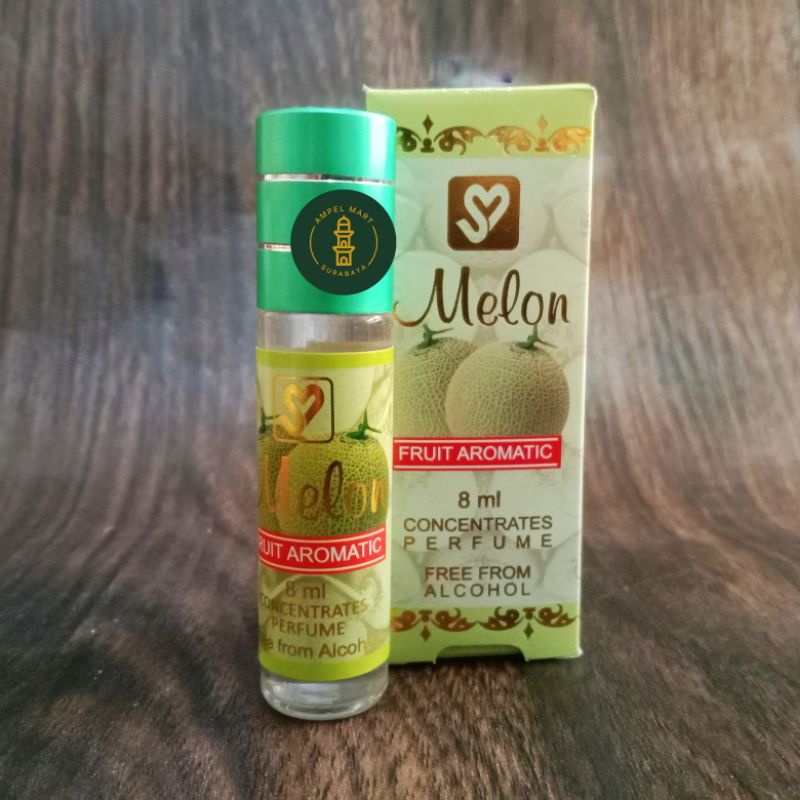 Parfum Melon Aroma Melon 8 ml Roll On Non Alkohol - Supermade