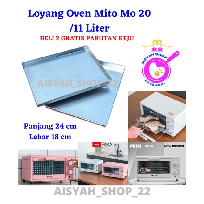 LOYANG OVEN MITO MO 20 KAPASITAS 11 LITER / Loyang Mito Mo 20 /11LITER / MITO Oven Listrik Mini Elec