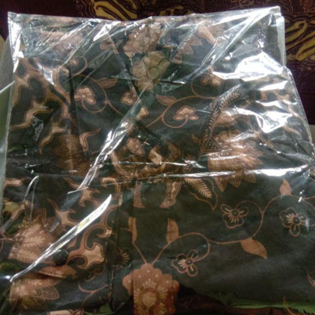 Kemaja Batik Pria Lengan Panjang Murah Size M L Xl Xxl Slim Fit