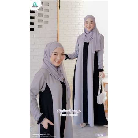 Ayla abaya (Abaya + Pashmina) ORI by. Afas_hijab