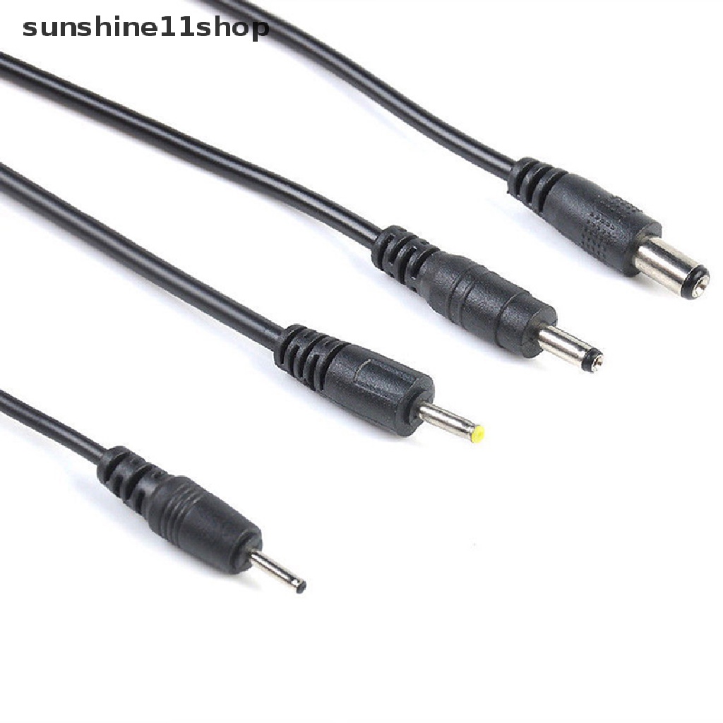 Sho Kabel Konektor Power USB Port Ke 2.5 3.5 4.0 5.5mm 5V DC Warna Hitam