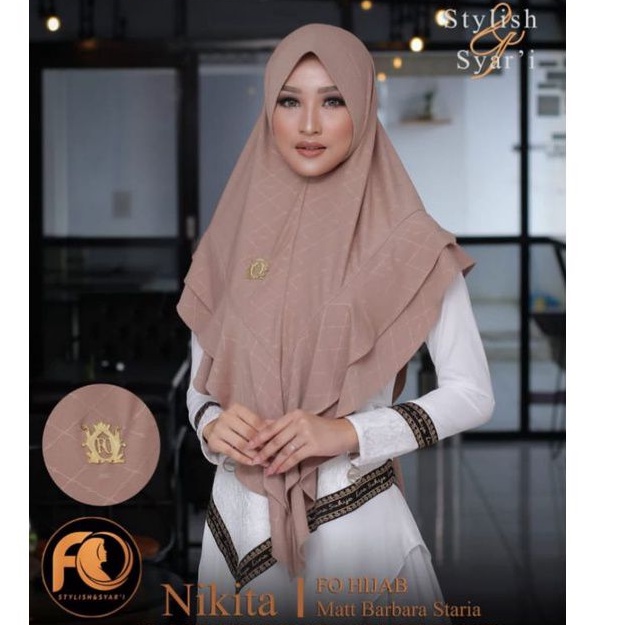 Jilbab Hijab FO Syar'i Original Nikita