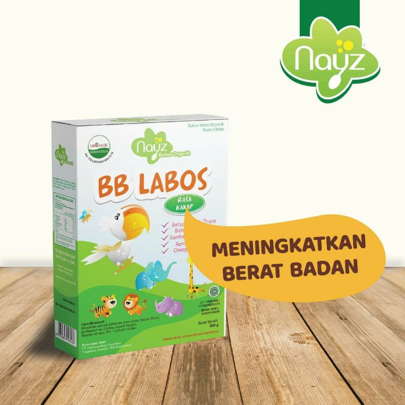 NAYZ Bubur Bayi Organik Tematik 300gr | Bubur Tim Non Instant MPASI Organic Baby Food Makanan Bayi Organik