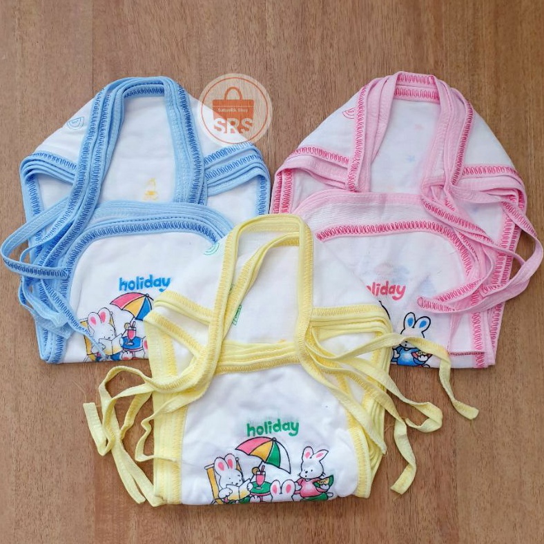 12 Pcs (1 Lusin) Popok Bayi Tali Single Kain Newborn CT | Excellent77 Print | Popok Baby Newborn