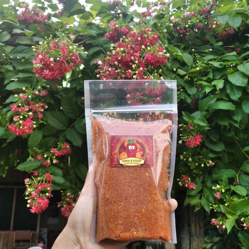

sambal pecel sangrai kering "Ghev's Food" alami tanpa MSG,enak dan lebih praktis