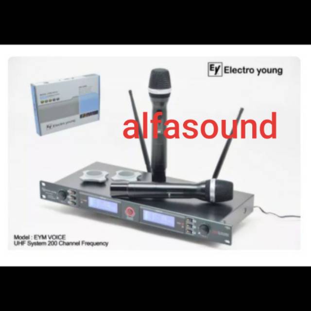MIC WIRELESS ELECTRO YOUNG EYM VOICE MULTI CHANNEL