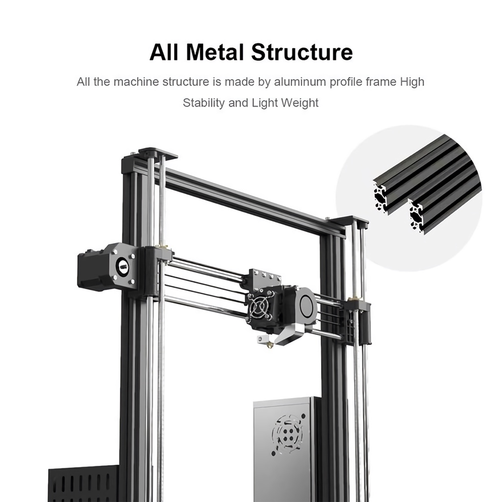 3D Printer Anet A8+ PLUS Metal Frame Terbaru Prusa i3 Garansi Resmi