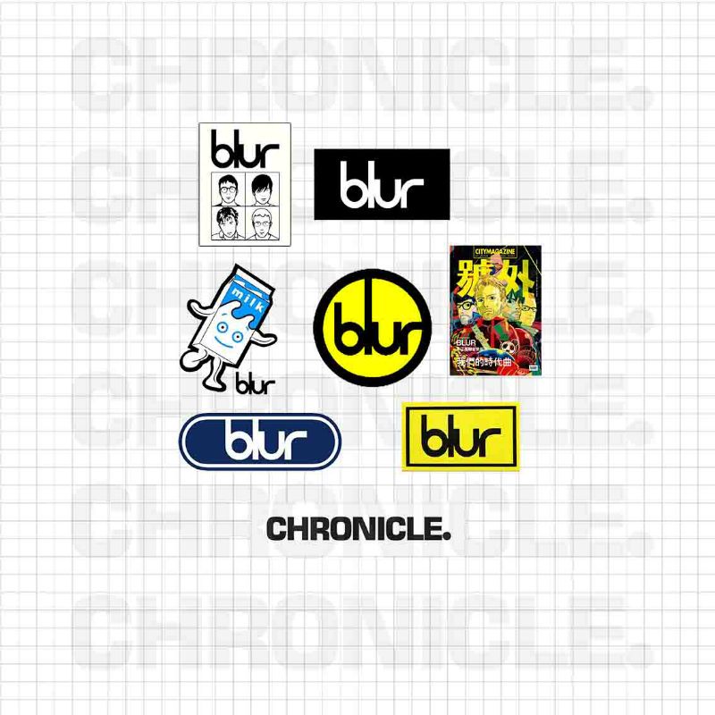 STICKER VINYL BAND BLUR