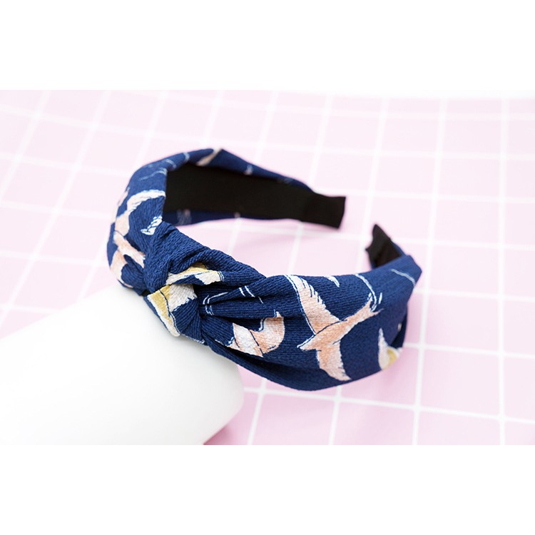 ☀ Sunly ☀ A088 Bando Pita Motif Twist Simpul Bandana Ikat Rambut Mandi Fashion Korea Import