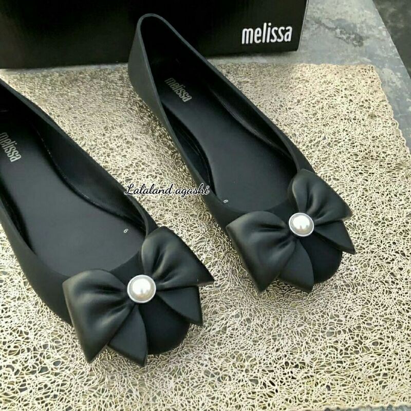 Sepatu melissa Sapatilha Doll VI/sepatu melissa pita 2021/sepatu melissa hitam