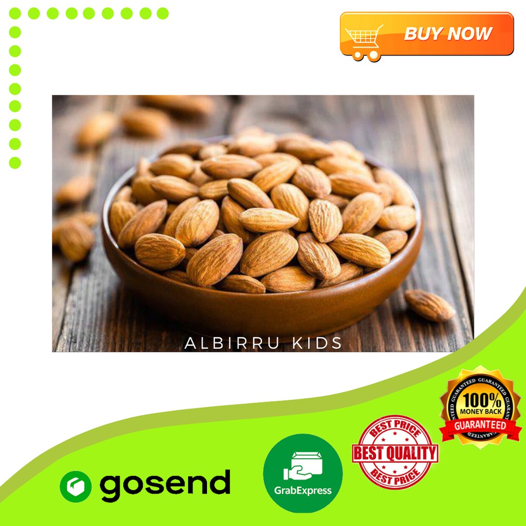 

BIJIAN-BIJIAN KACANG ROASTED ALMOND TANPA KULIT 1/2 KG 500 GRAM