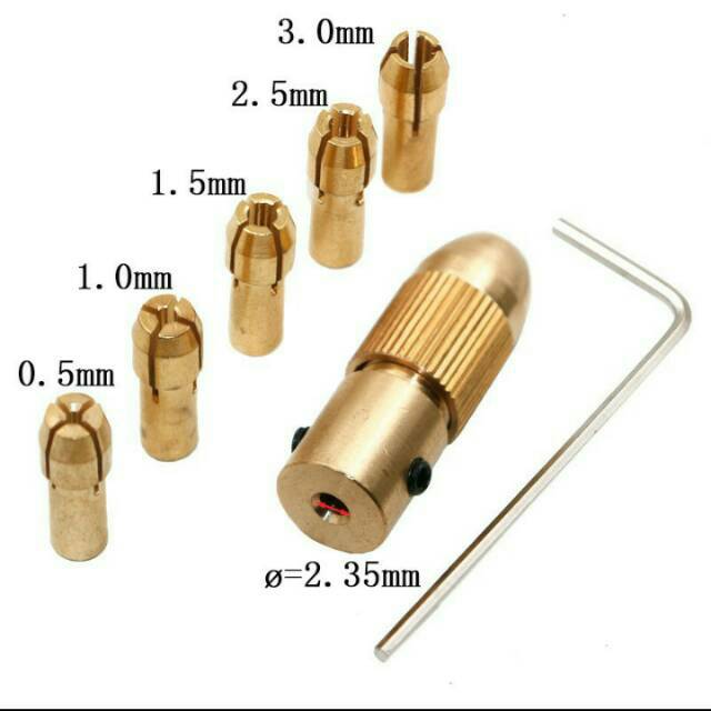 1set Collet Chuck // Kepala Mini Bor // as 2.35mm