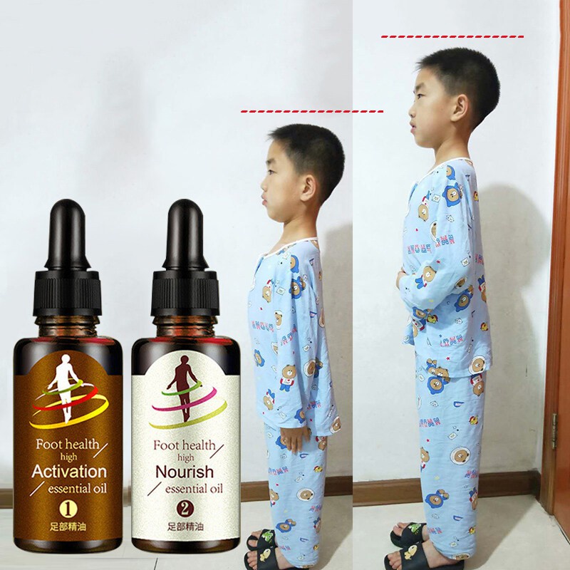 Massage Oil Tinggi Badan 15ml+15ml Minyak Kaki Agen Pertumbuhan Tinggi Badan Pertumbuhan Tulang Promosikan Pertumbuhan Tinggi Kedua Lagi