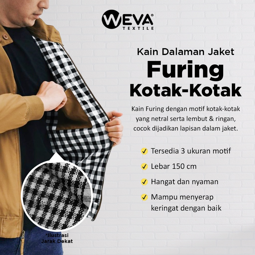 Bahan Kain Dalaman Jaket Furing Motif Bahan Kain Murah