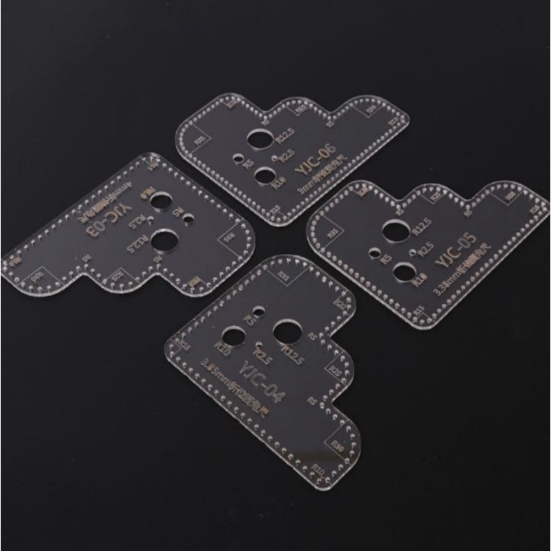 

Cutting Stencil Corner Acrylic Leathercraft Template