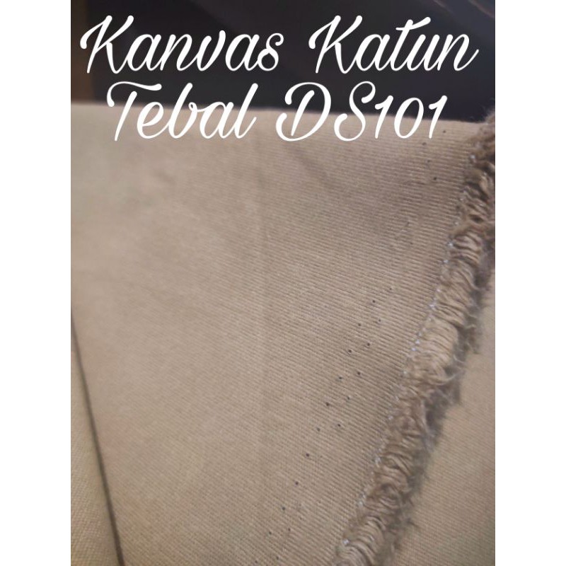 bahan kain celana tebal DS101 serat kanvas katun murah YARD GULUNGAN