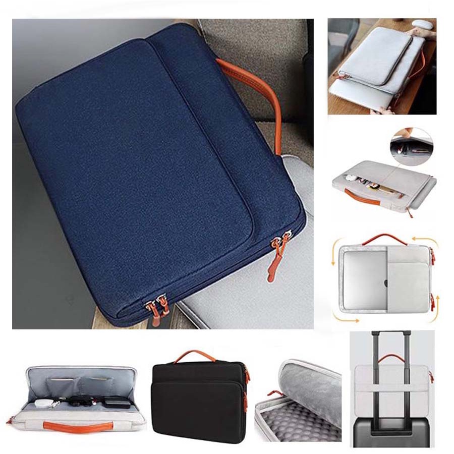 Laptop HP Envy X360 13 Sleeve Case Tas Cover Waterproof Clutch Sarung JINJING LEATHER