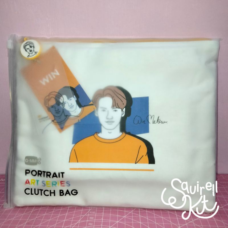 (Booked) New Potrait Art Series Clutch Bag Win Metawin Official GMM TV Bright BrightWin Bright ตลาดน