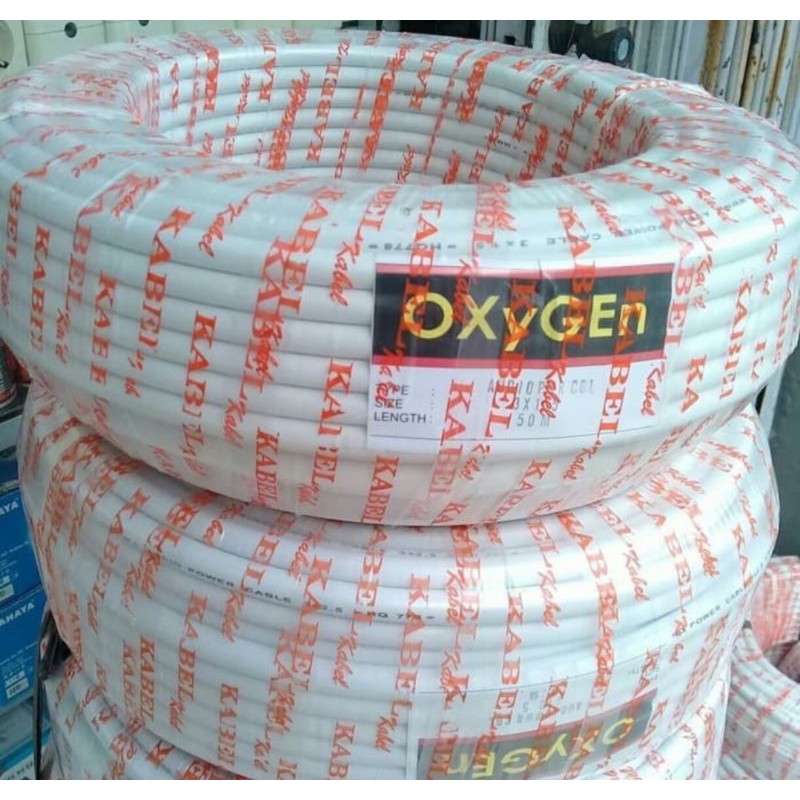 KABEL LISTRIK OXYGEN TIPE AUDIO KAWAT 3X1,5 50METER