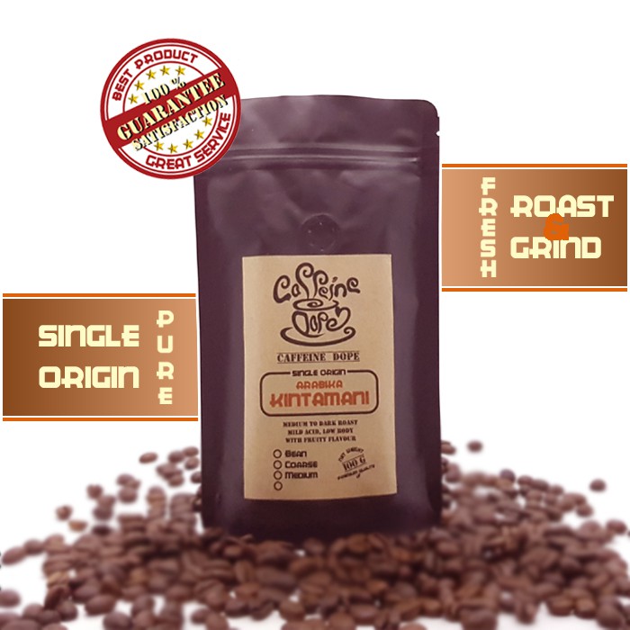 

Kopi Arabika Kintamani 100 Gr Single Origin - Bean/Biji & Ground/Bubuk