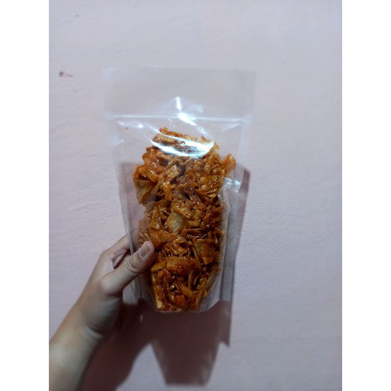 

Keripik rujak pedas manis