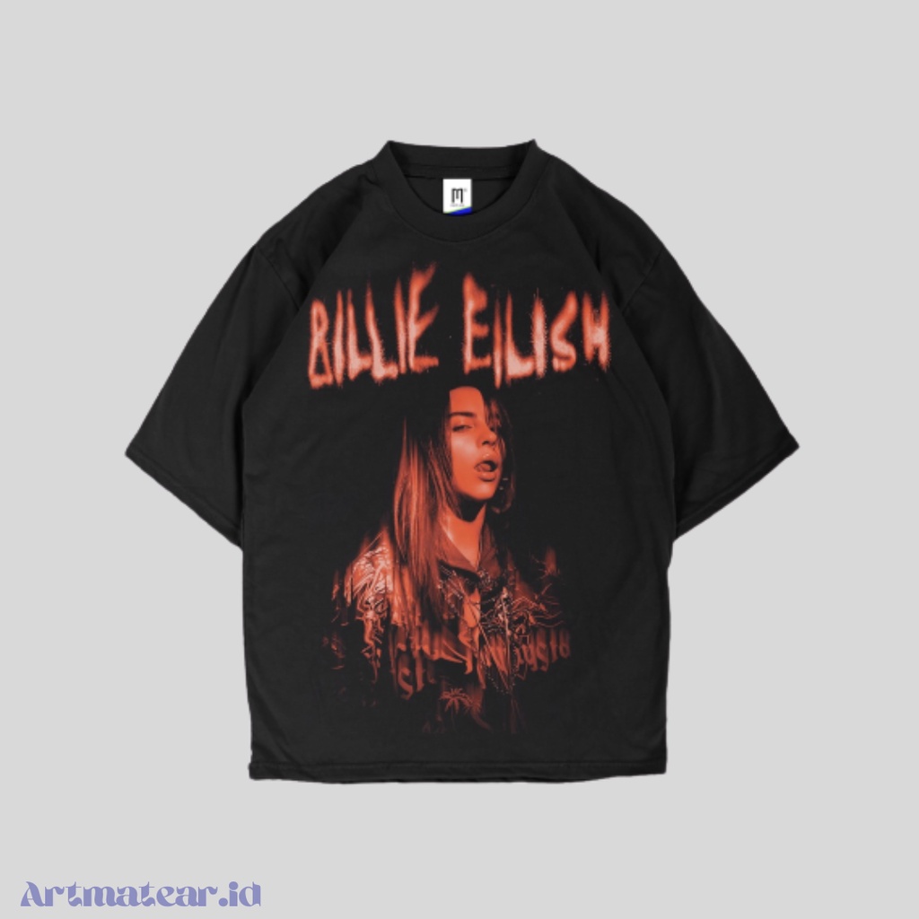 Billie Eilish Tshirt / Billie Eilish Oversize / Billie Eilish / Tumblr Tee / Billie Eilish Orange