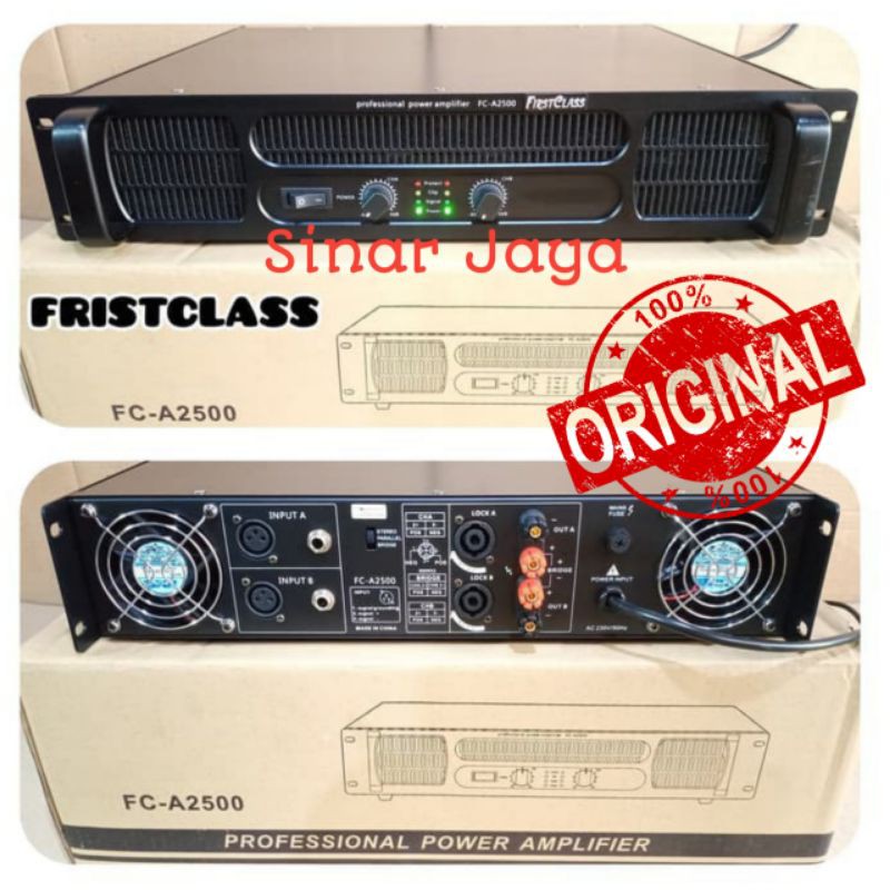 Power Amplifier Firstclass FC A2500