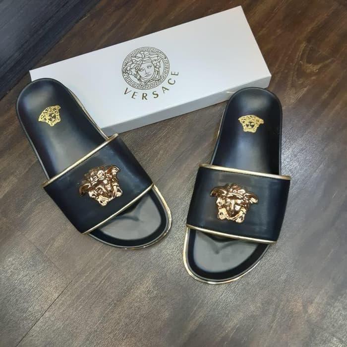 versace bling slides