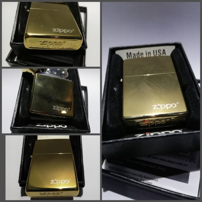 Zippo gold classic Grade ori