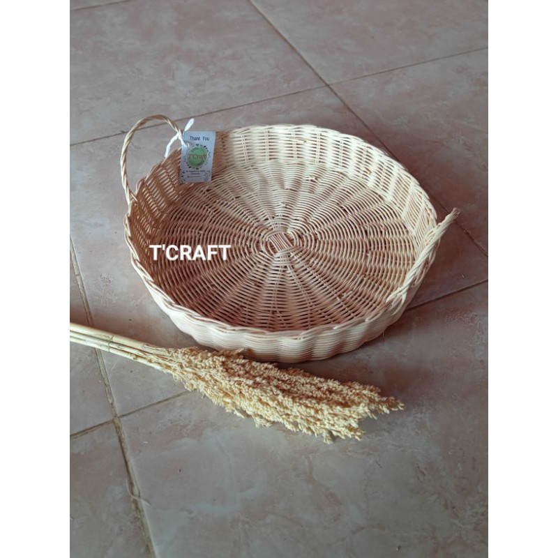 tray rotan/ nampan rotan