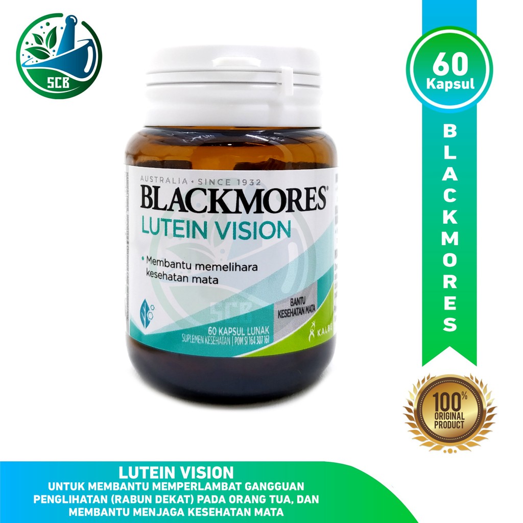 Blackmores Lutein Vision Isi 60 - Multivitamin Untuk Menjaga Kesehatan Mata