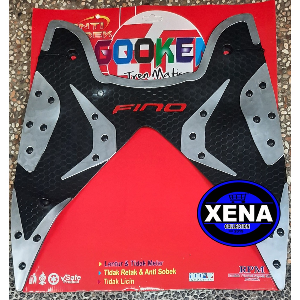 Karpet Yamaha Fino FI - Fino Sporty - Fino Grande - New Fino 125 - Bahan Tebal / karpet Motor Fino 125 blue core Fino Grande Fino Sporty / Karpet Motor Yamaha Fino 125 / Gookem Karpet Motor Fino FI Alas Kaki Bahan Karet Tebal / Karpet / Keset Motor Fino