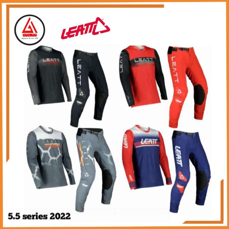 JERSET LEATT 5.5 SERIES, JERSEY SET LEATT 5.5 TERBARU