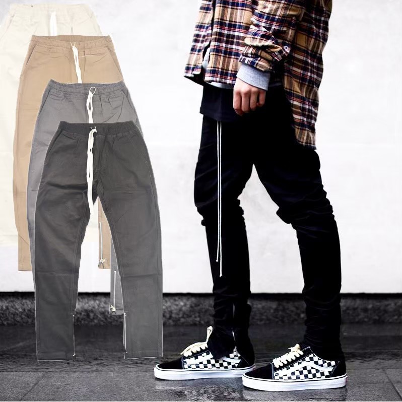 ( COD ) CELANA PANJANG PRIA KATUN CHINO KARET PINGGANG ORIGINAL BAWAHAN KATUN PINGGANG TALI KARET