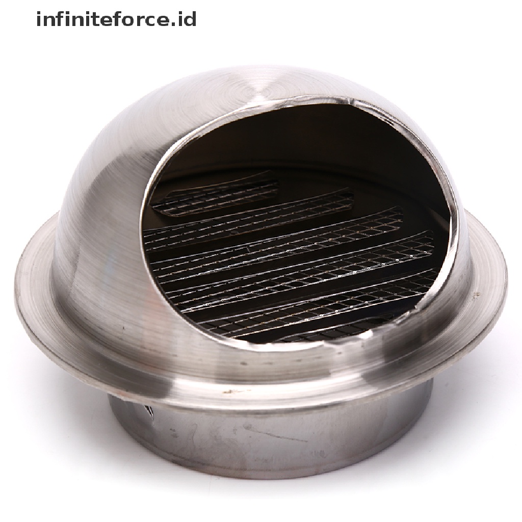 1 Pc Ventilasi Udara Bahan Stainless Steel Untuk Dinding Langit-Langit