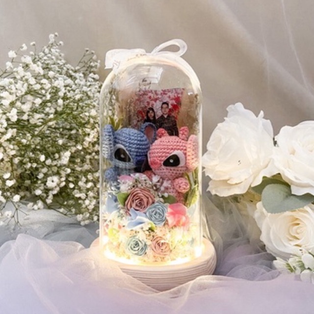 CUSTOM KARAKTER COUPLE Glass Dome